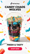 Fizzy Pick & Mix Sweets 300g | Sweet & Sour Candy Mix | Candy Chaos Wolves