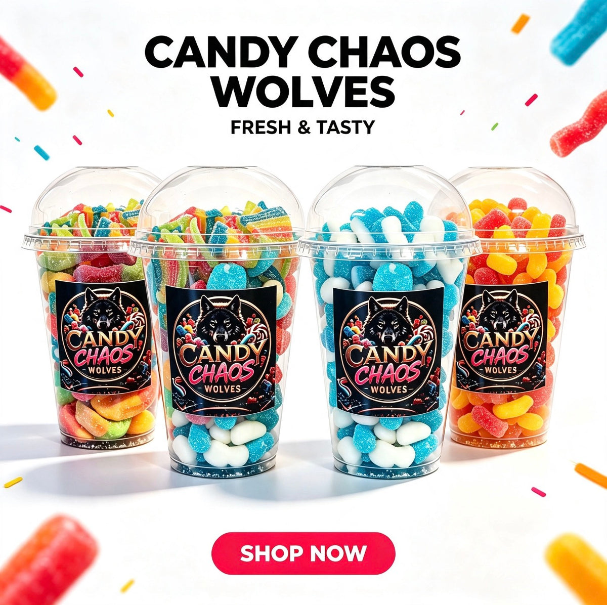 4 for £16.99 1.2kg pick & mix sweets